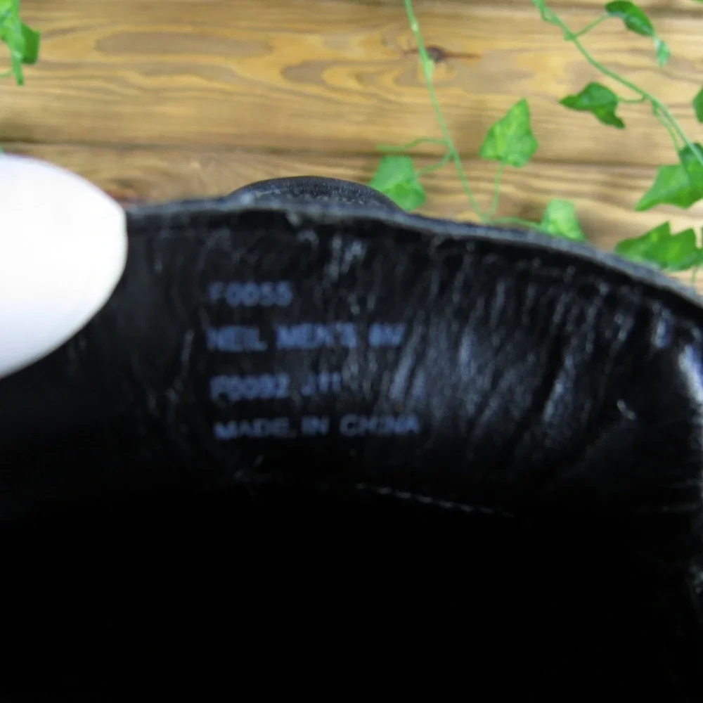Calvin Klein Neil Leather Loafers Dress Shoes‎ Slip On Black Size 8M